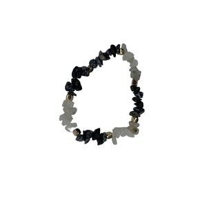 Crystal black and white bracelet